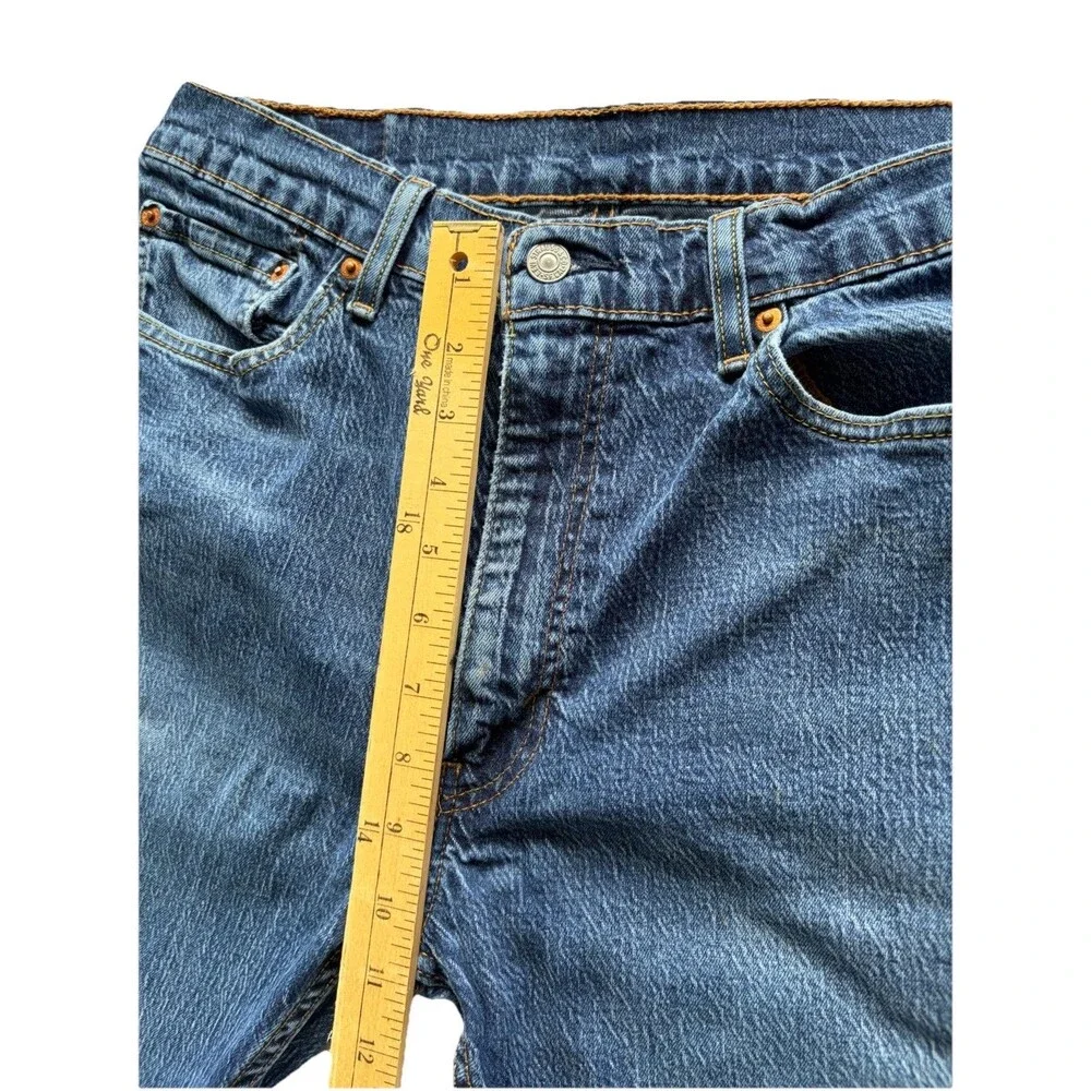 Levi’s 505 36x32 Regular Fit Straight Leg Jeans Medium Wash Red Tab Denim